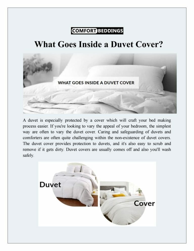 What Goes Inside A Duvet Cover 918 - What Goes Inside A Duvet Cover? A Look at the Basics
