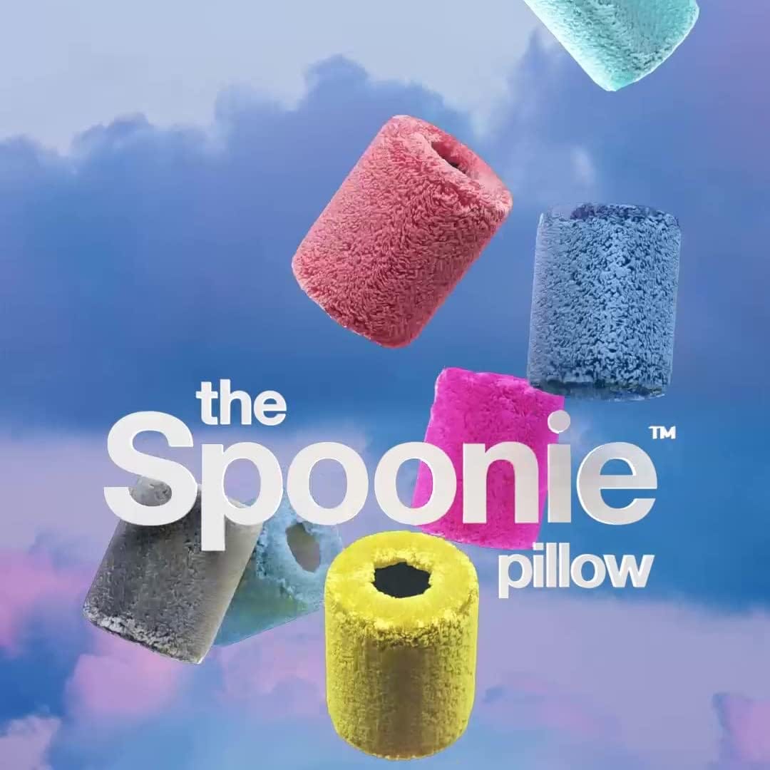 THE SPOONIE PILLOW: The Ultimate Arm Pillow to Travel, Sleep, and Cuddle - Best Pillow for Side Sleepers and Arm Support - Breathable  Washable (Blue)