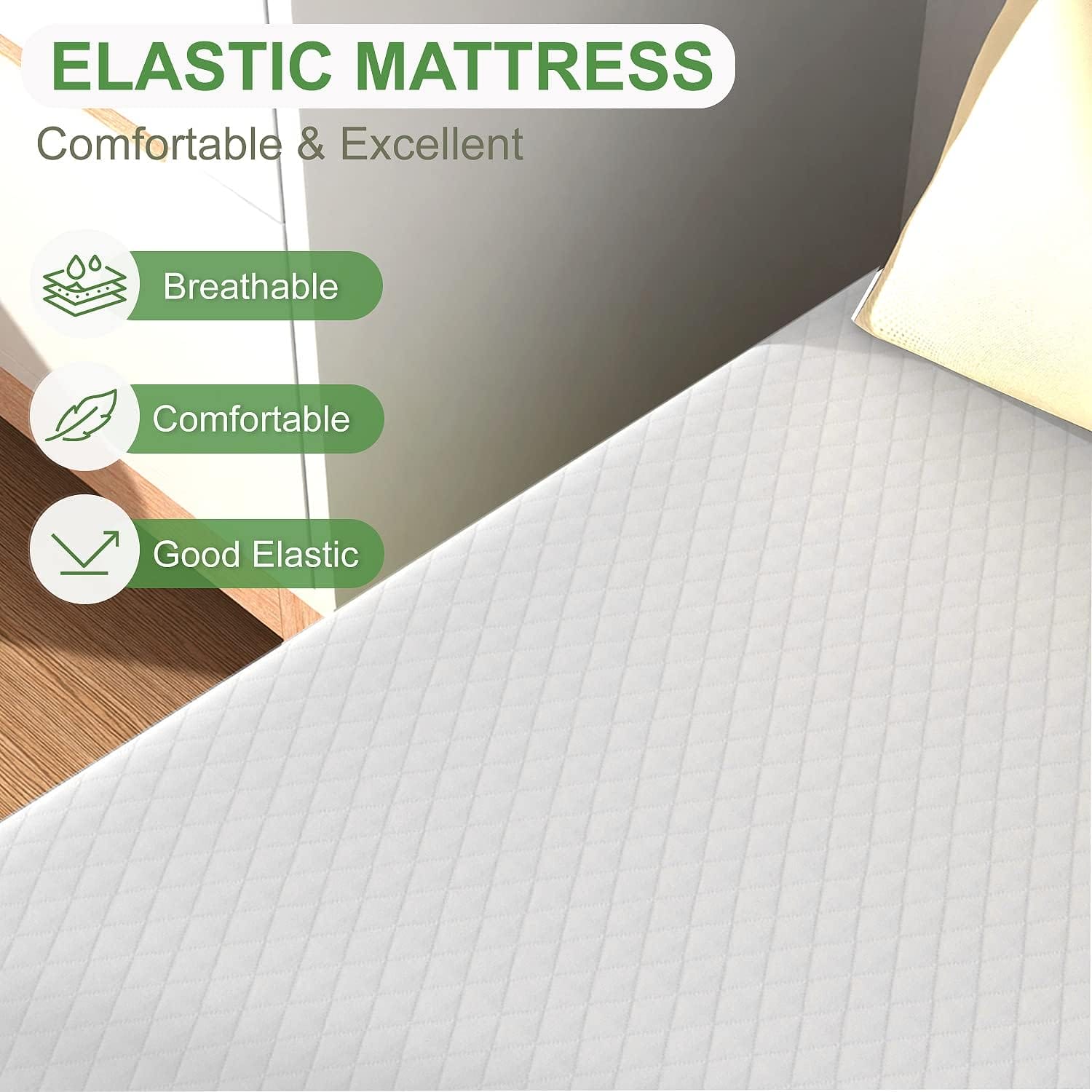 FDW 5 Inch Gel Memory Foam Mattress Medium-Firm Mattress for Pressure Relief  Cooler Sleep Mattress for Kid Adults CertiPUR-US Certified Mattress in a Box,Twin