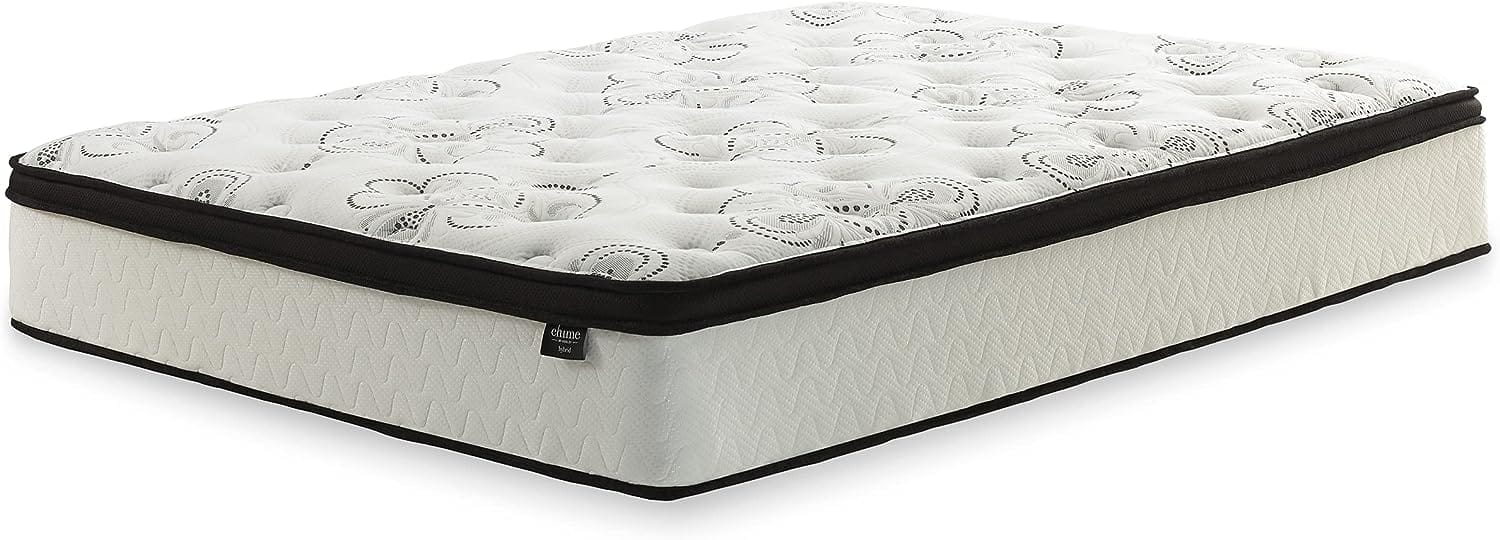 Signature Design by Ashley Chime 12 Inch Medium Firm Hybrid Mattress, CertiPUR-US Certified Foam, Full