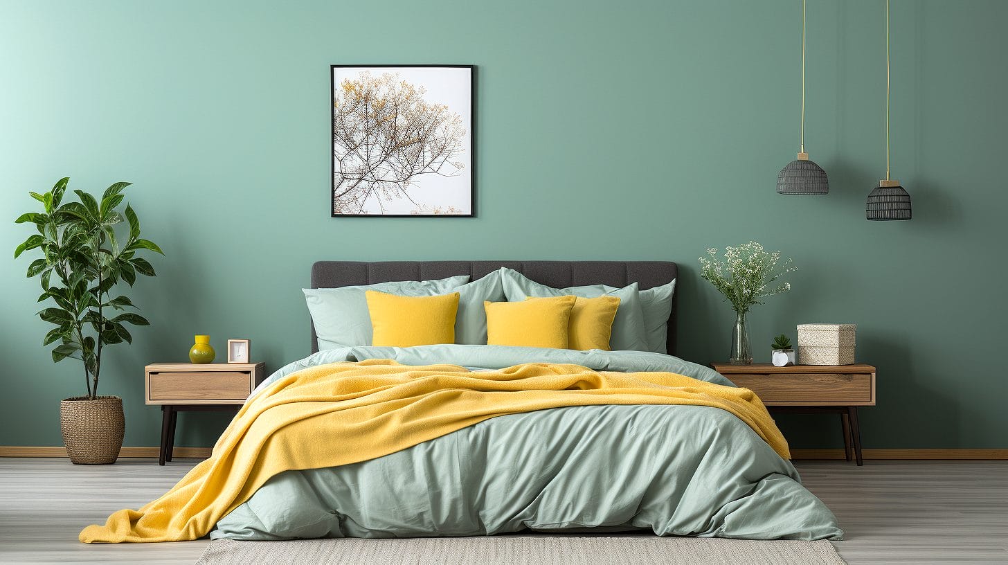 What Color Comforter for Green Walls? Stunning Combos! - Top Good Sleep