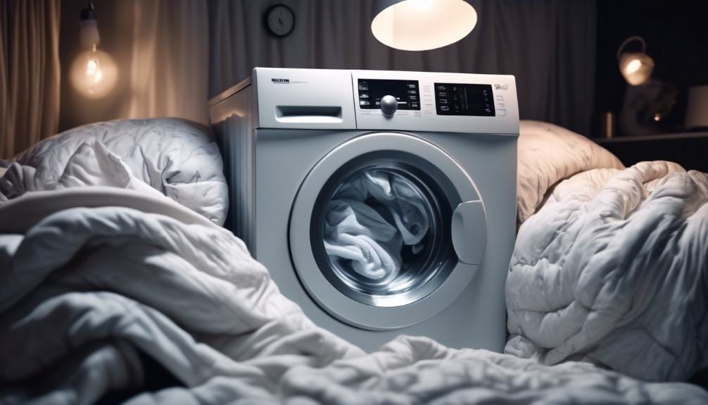 machine washing duvet for cleanliness