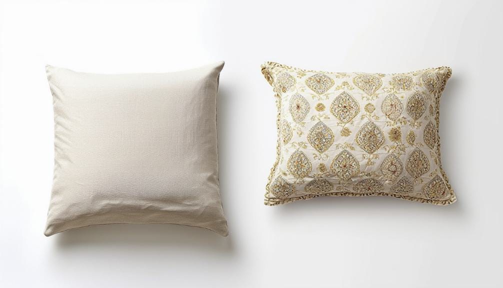 difference between pillow coverings