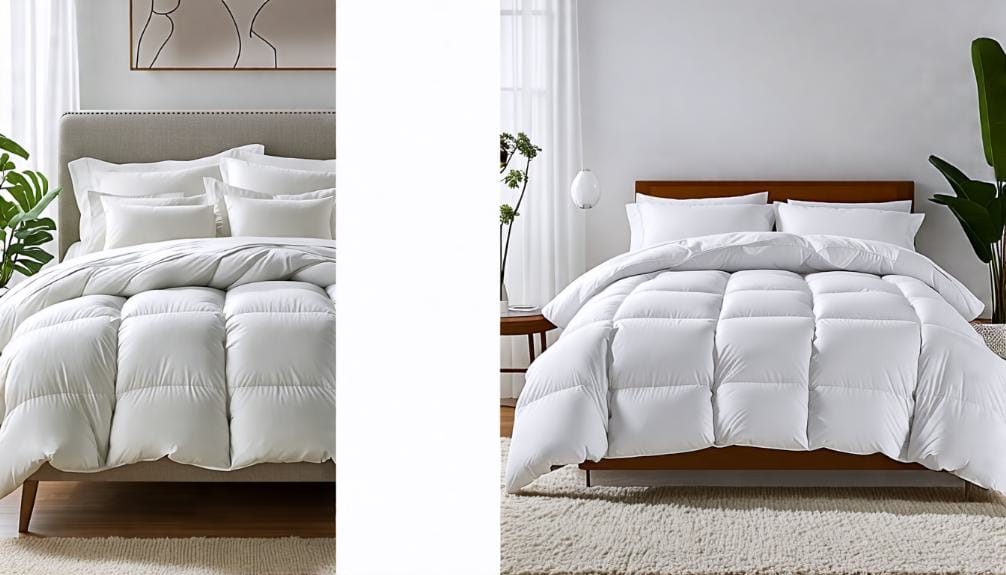 down versus bamboo comforters