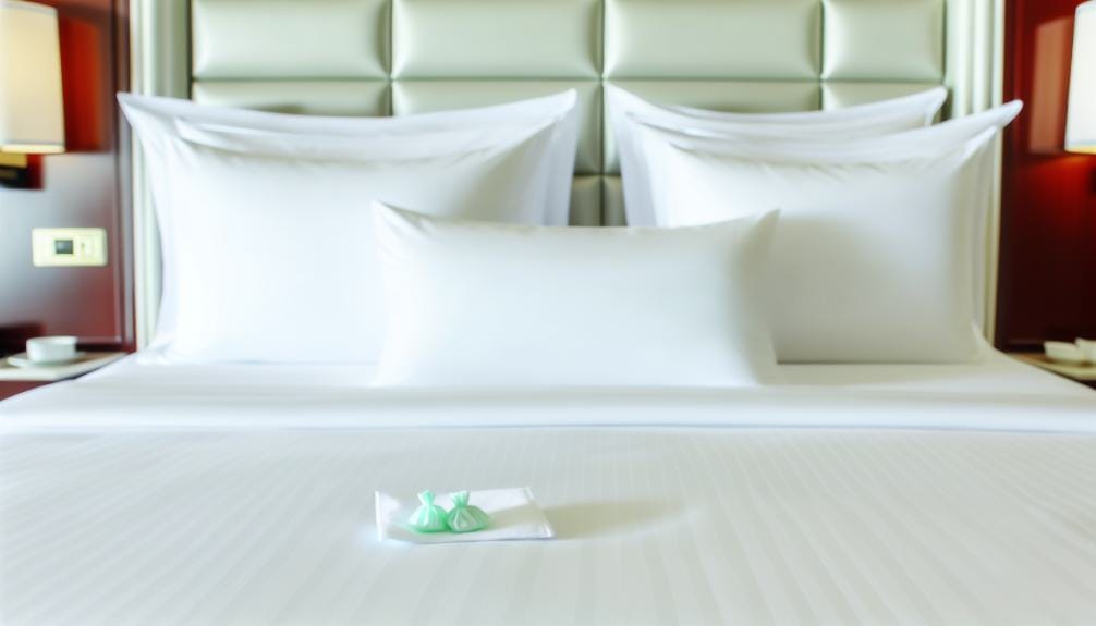 white sheets signify cleanliness