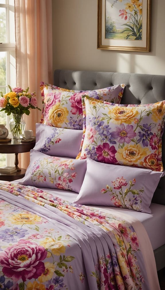 floral twin bed sheets