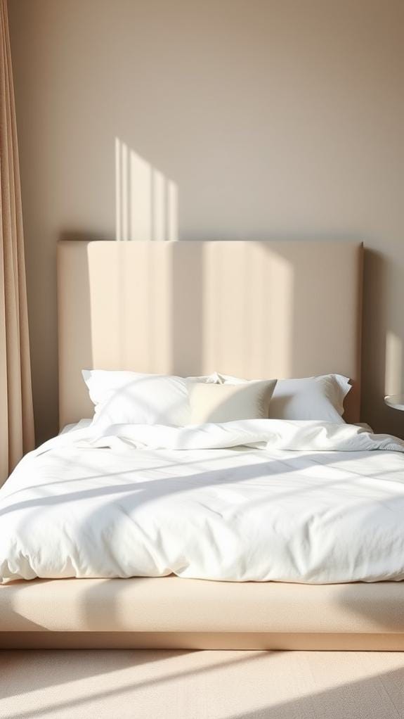 sleek simple bedding designs