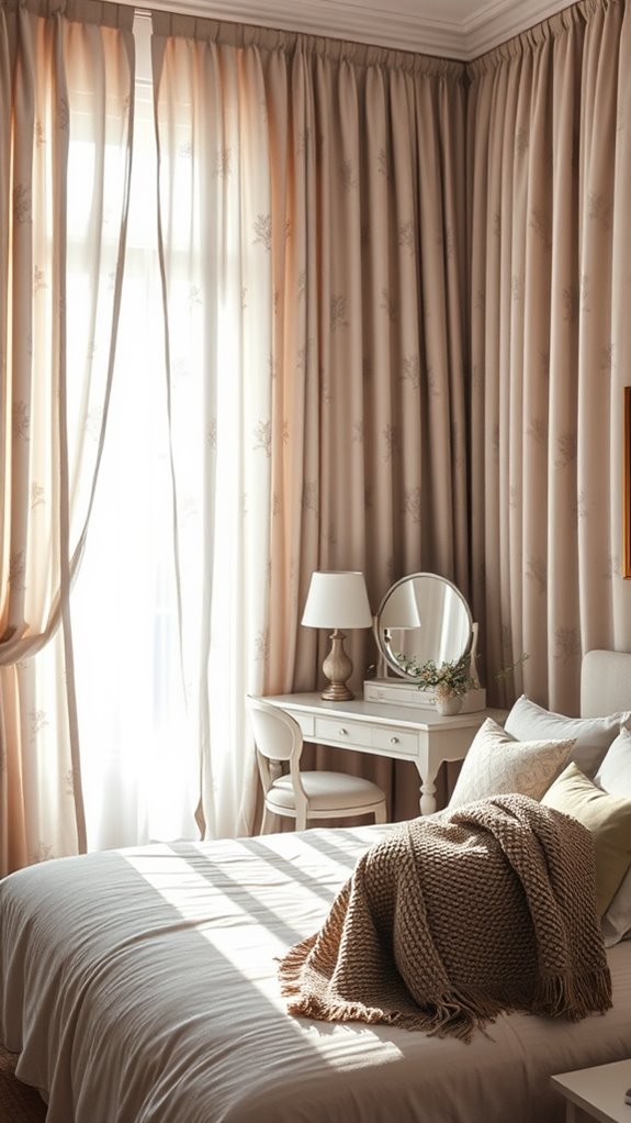 stylish drapes and blinds