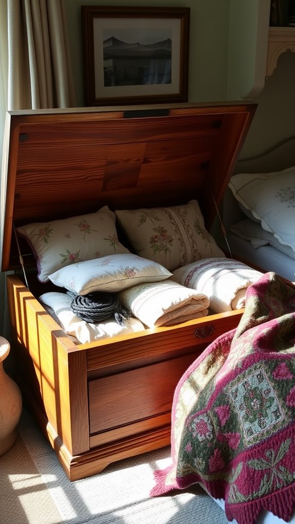 antique cedar storage chest