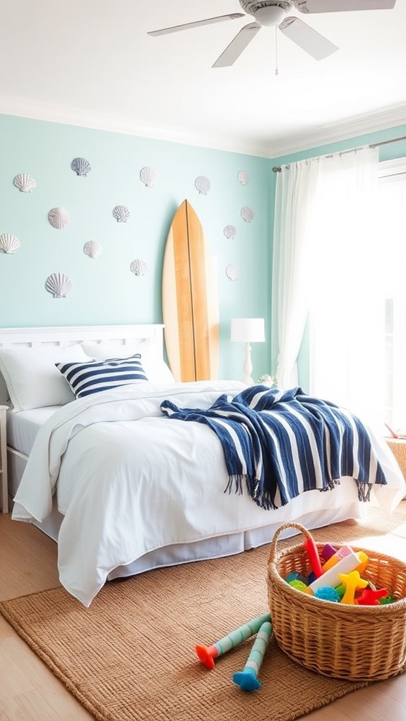 beachy themed children s room