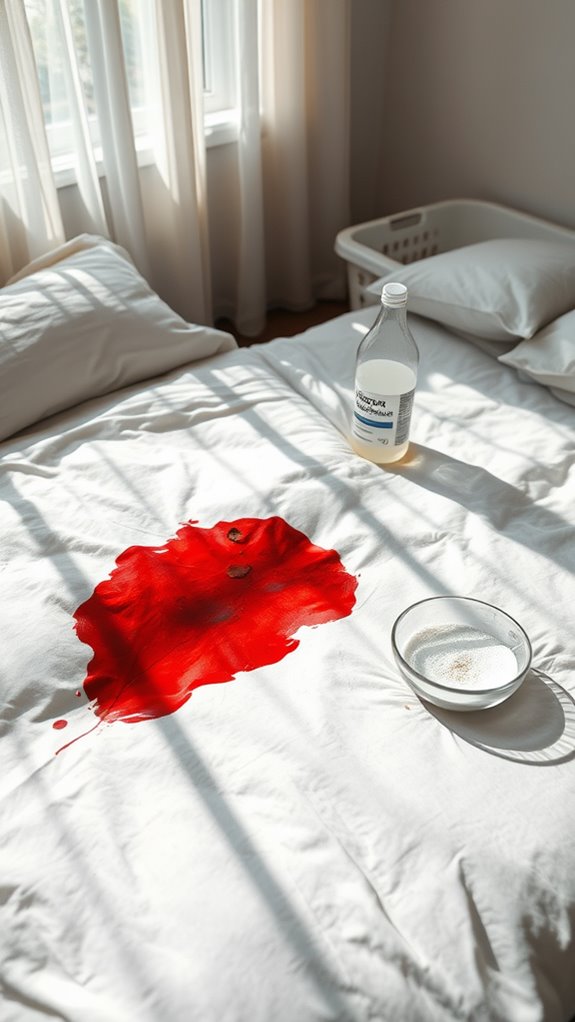 blood stains difficult removal