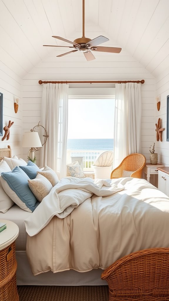 coastal white shiplap design