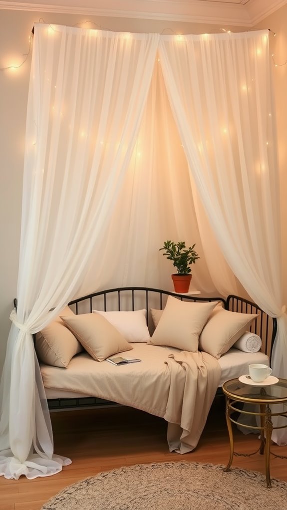 cozy daybed canopy ideas