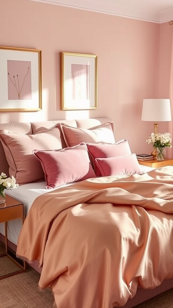 elegant dusty pink decor