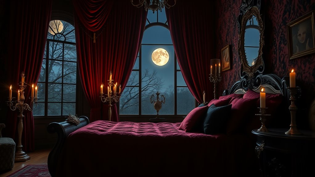 45 Gothic Bedroom Ideas for a Romantic and Dramatic Atmosphere