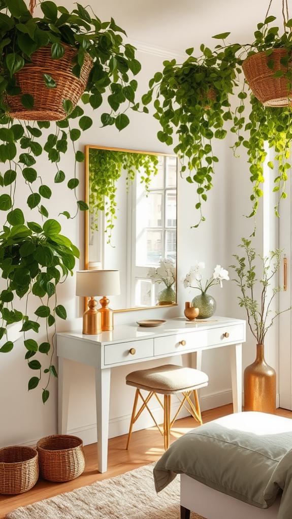 incorporating lush greenery elements