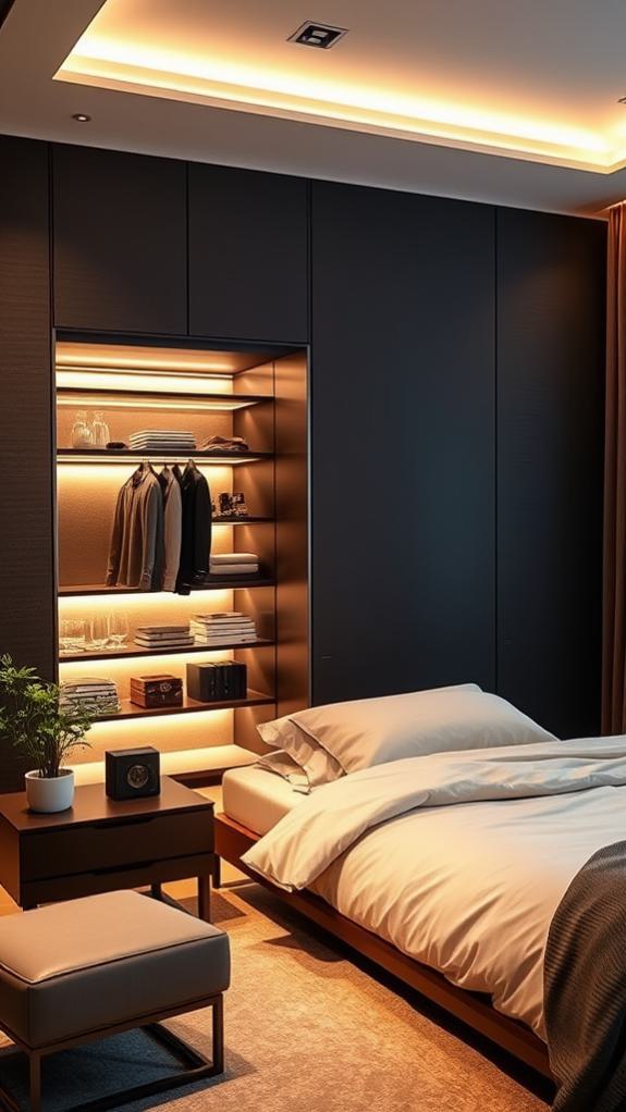 innovative lighting for closets