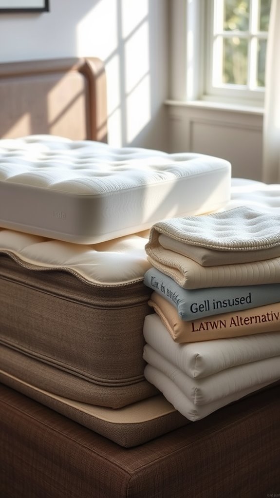 mattress topper options available