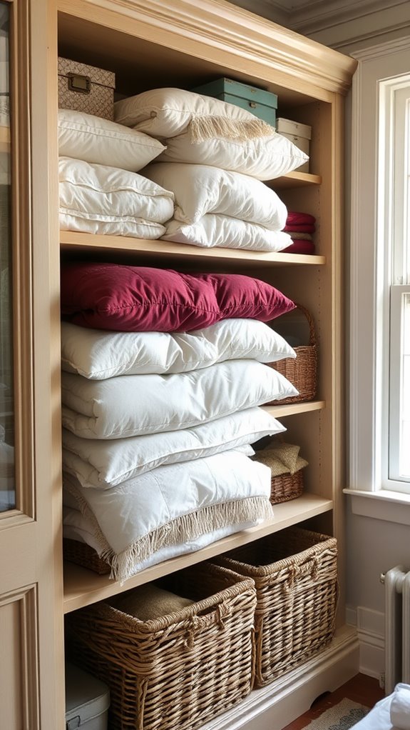 organizing cabinets and shelves