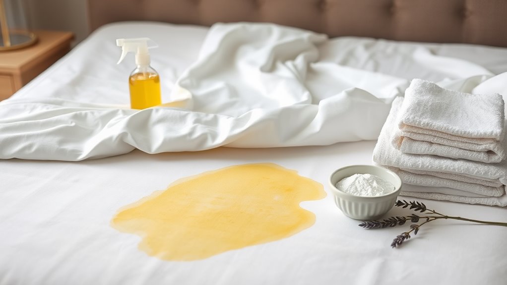 How to Get Yellow Stains Out of the Mattress Protector? Step-by-step Guide