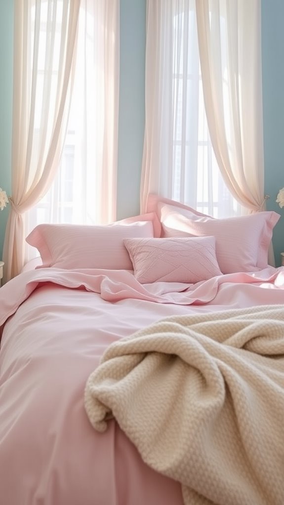 soft and delicate bedding