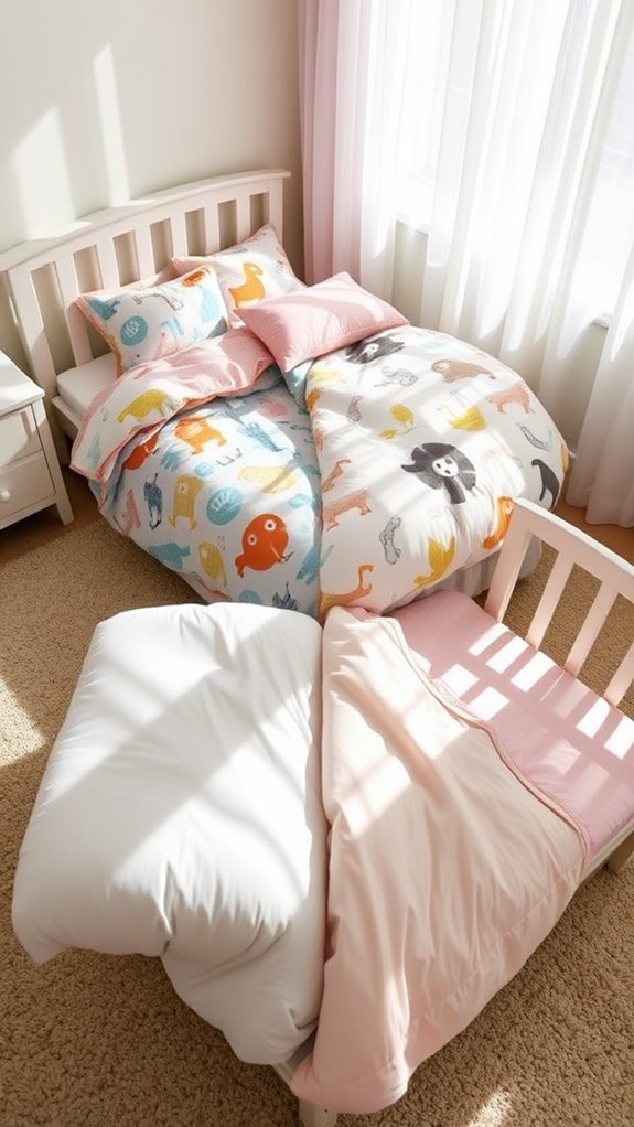 toddler bedding size information