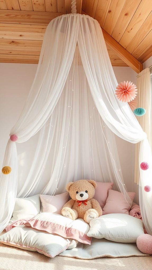 toddler room decorative canopies