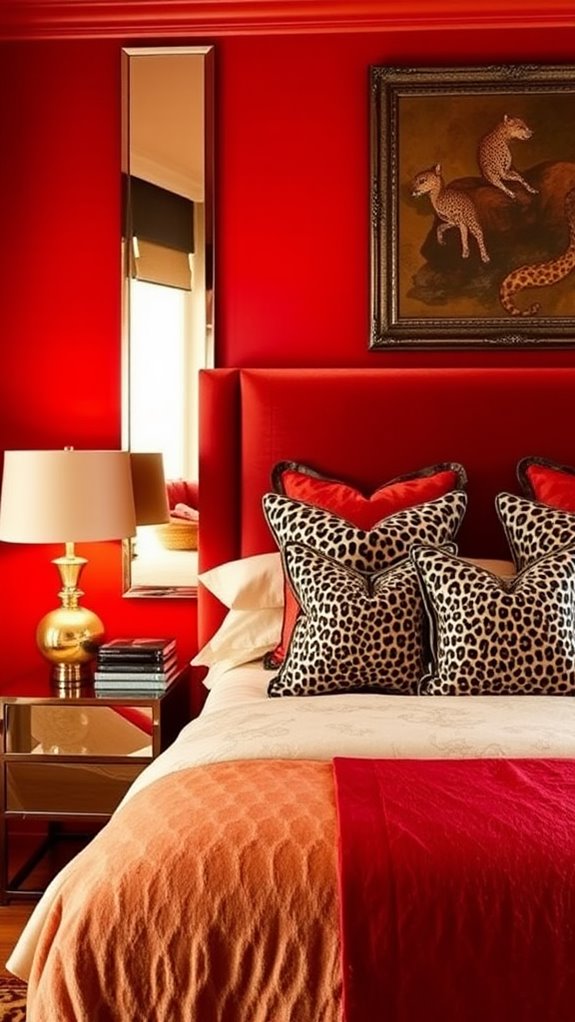 vibrant animal print cushions