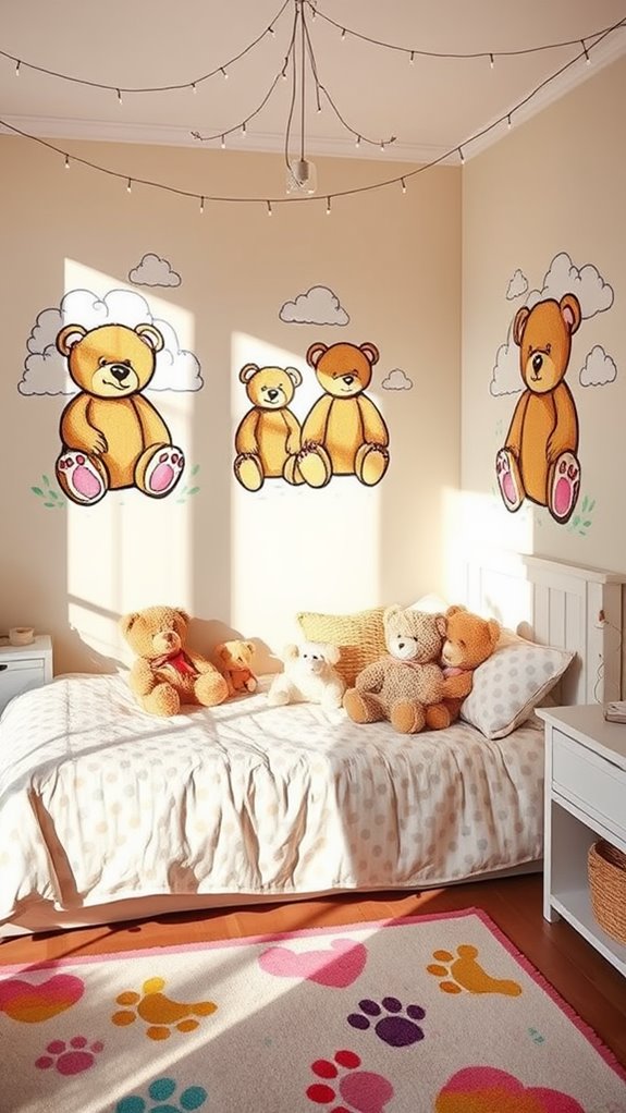 bear themed wall decoration project