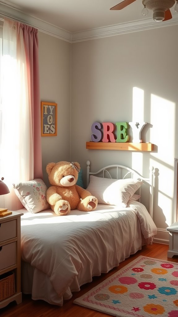 customizable bear name plaque