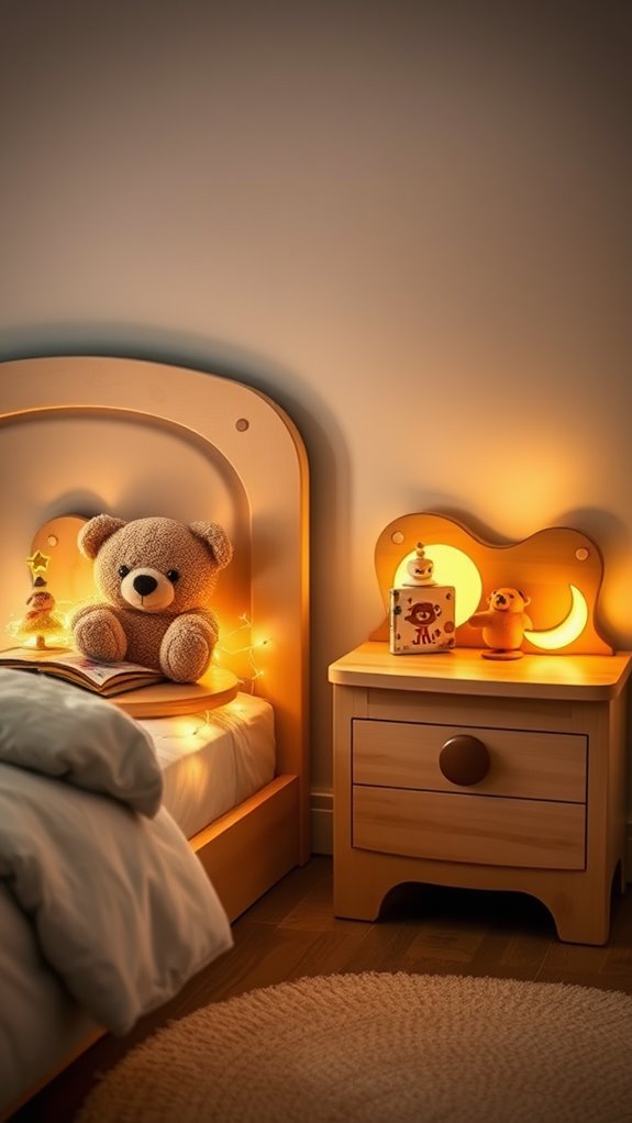 cute bear nightstands design