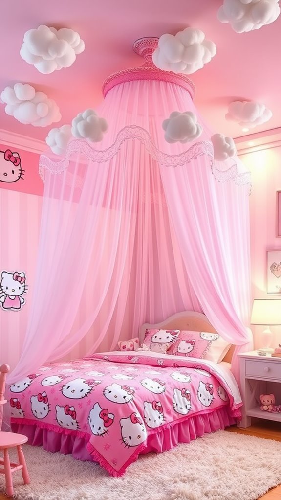 hello kitty bed canopy