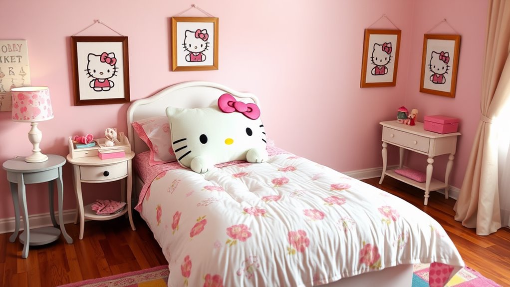 45 Hello Kitty Bedroom Decor Ideas for Kids and Adults