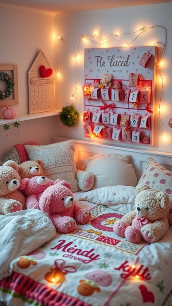 teddy bear holiday countdown