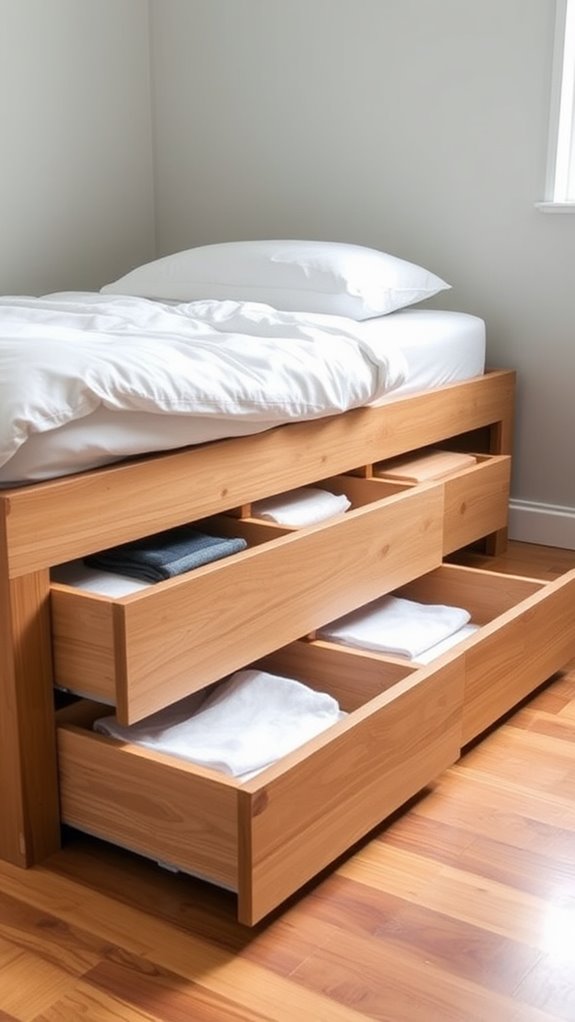 under bed drawer storage