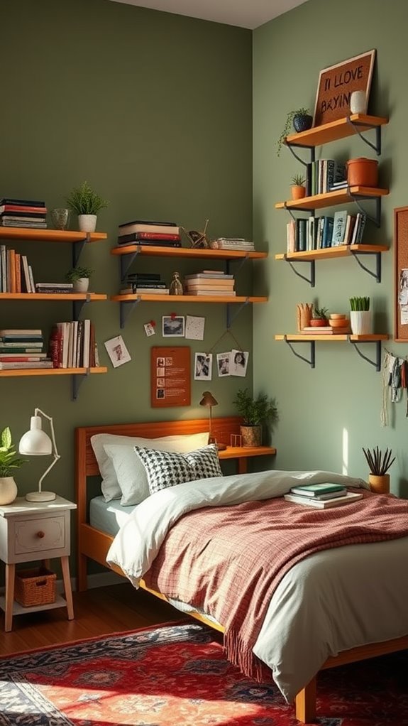 wall mounted shelf utilization tips